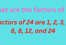 Factors of 24 – All the Factors of 24 what are the factors of 24 (6)
